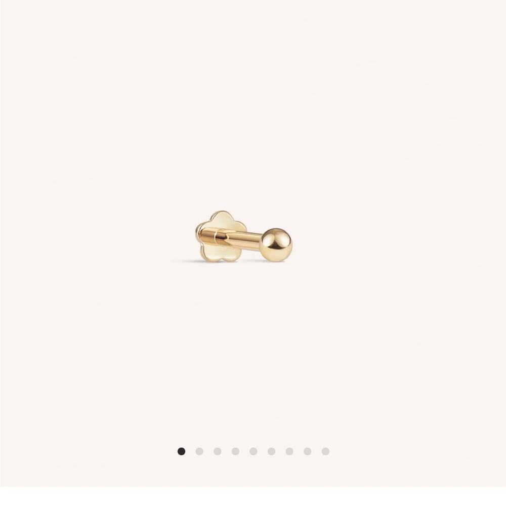 J&CO jewelry solid Gold Stud Earrings